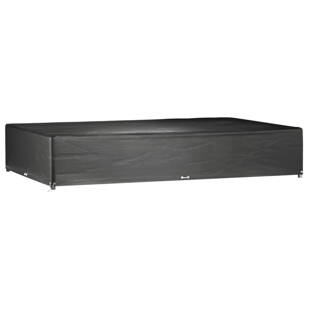 vidaXL Överdrag för trädgårdsmöbler 16 ölj. 325x205x60 cm rektangulärt