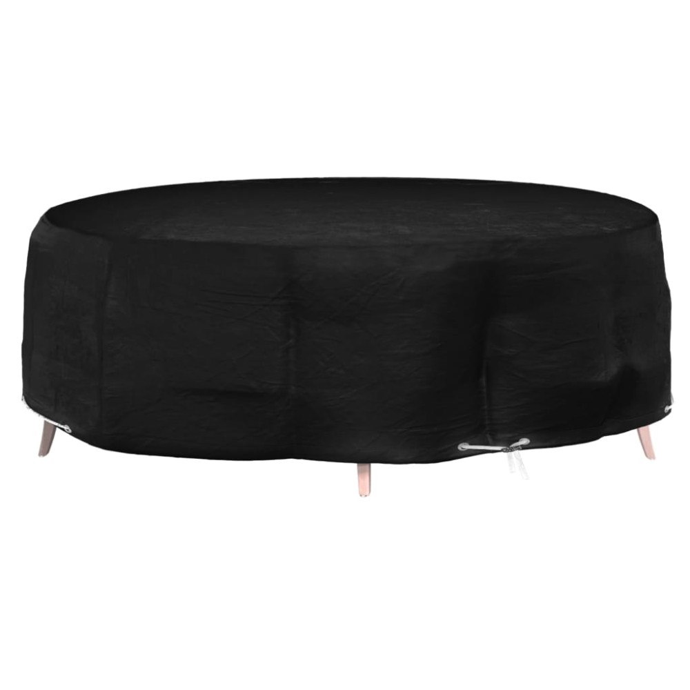 vidaXL Överdrag till loungegrupp 10 öljetter Ø236x67 cm rund