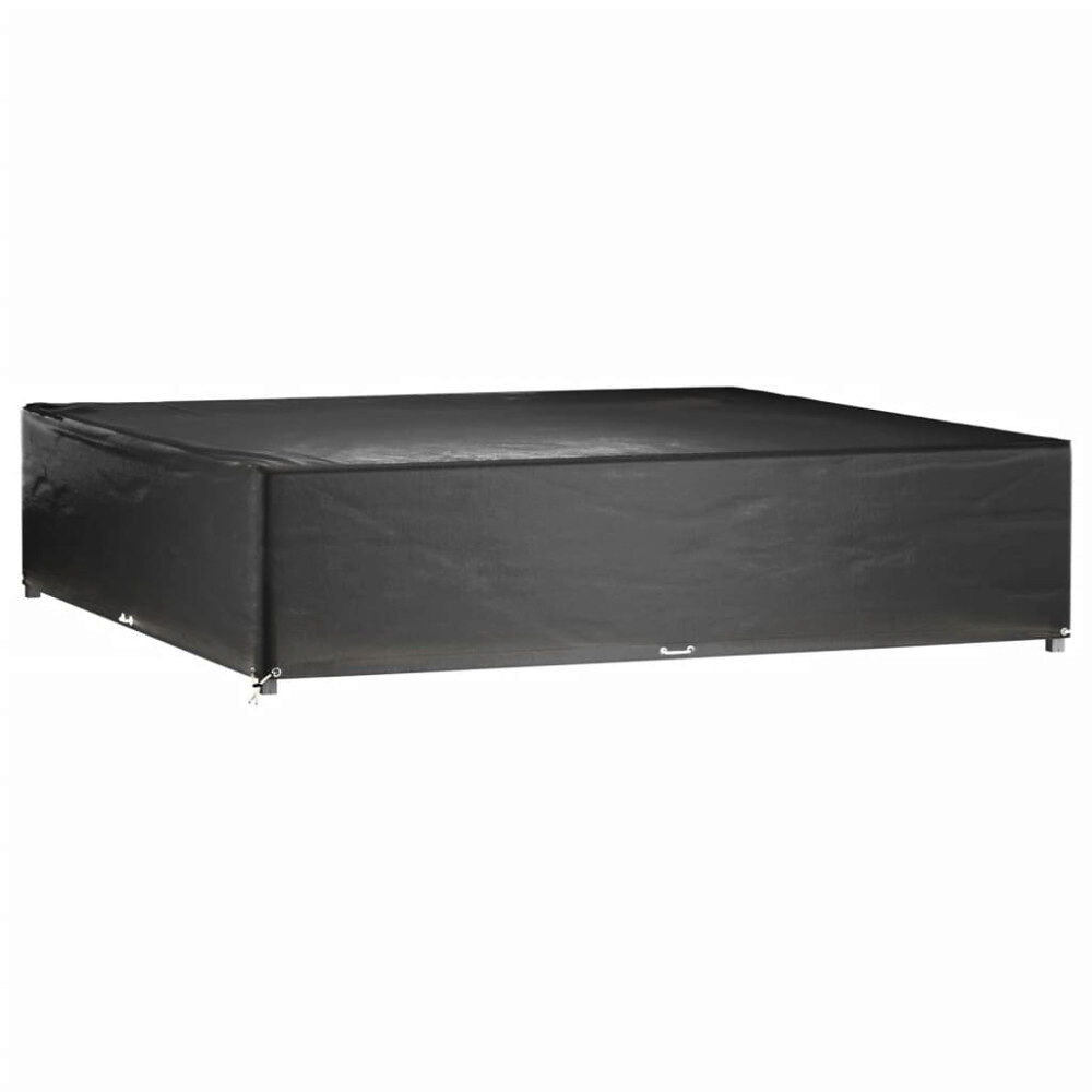 vidaXL Överdrag för trädgårdsmöbler 16 ölj. 240x240x55 cm fyrkantig