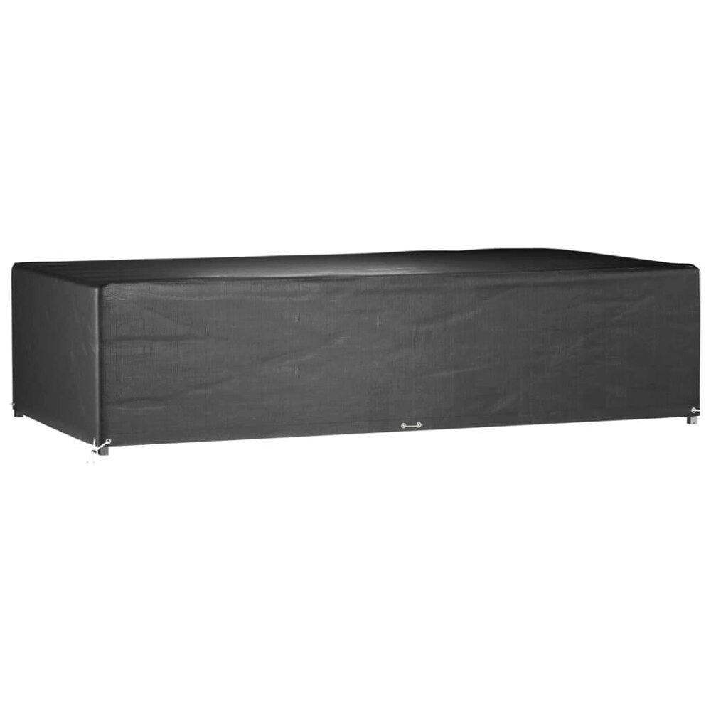 vidaXL Överdrag för trädgårdsmöbler 12 ölj. 315x160x75 cm rektangulärt