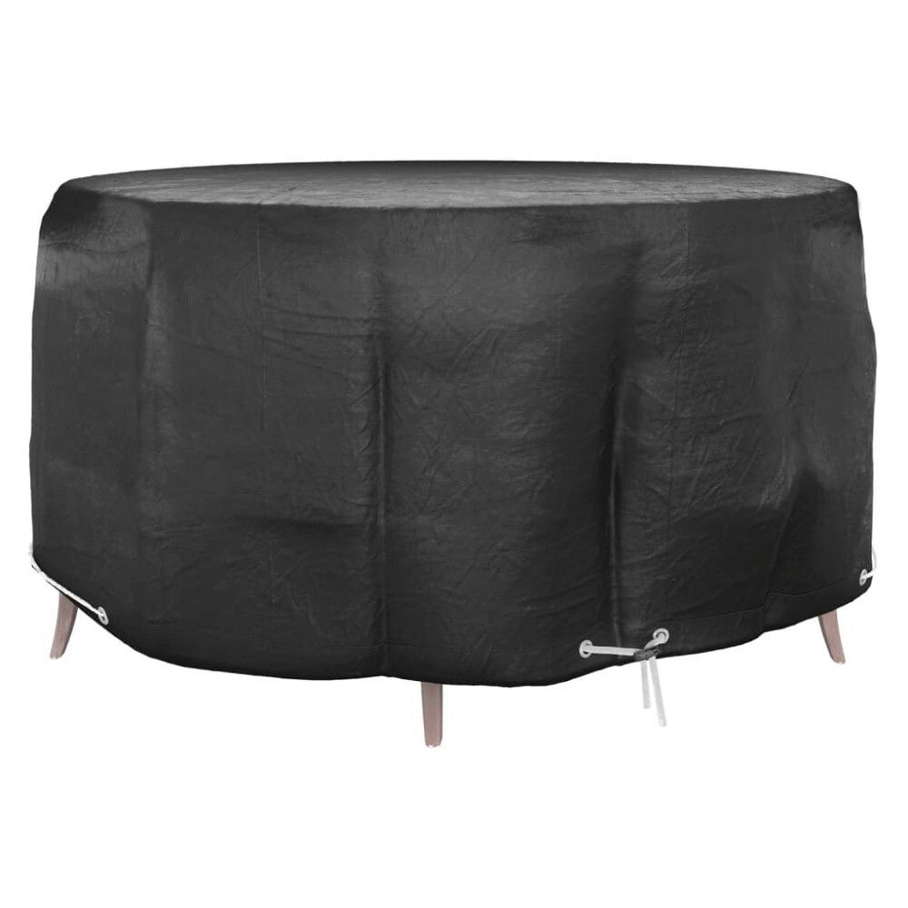 vidaXL Överdrag för trädgårdsmöbler 10 öljetter Ø230x90 cm