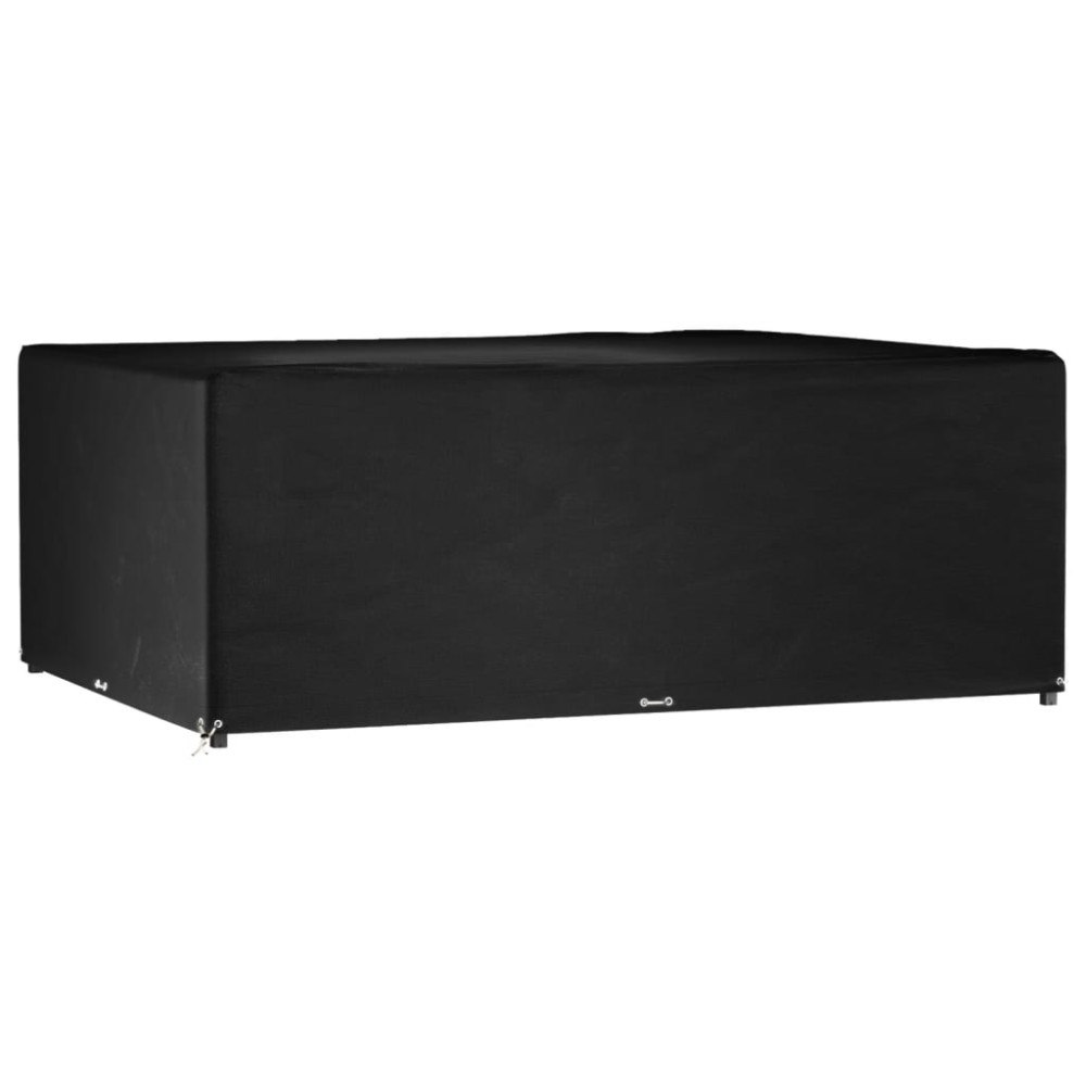 vidaXL Överdrag för trädgårdsmöbler 16 ölj. 300x250x90 cm rektangulärt