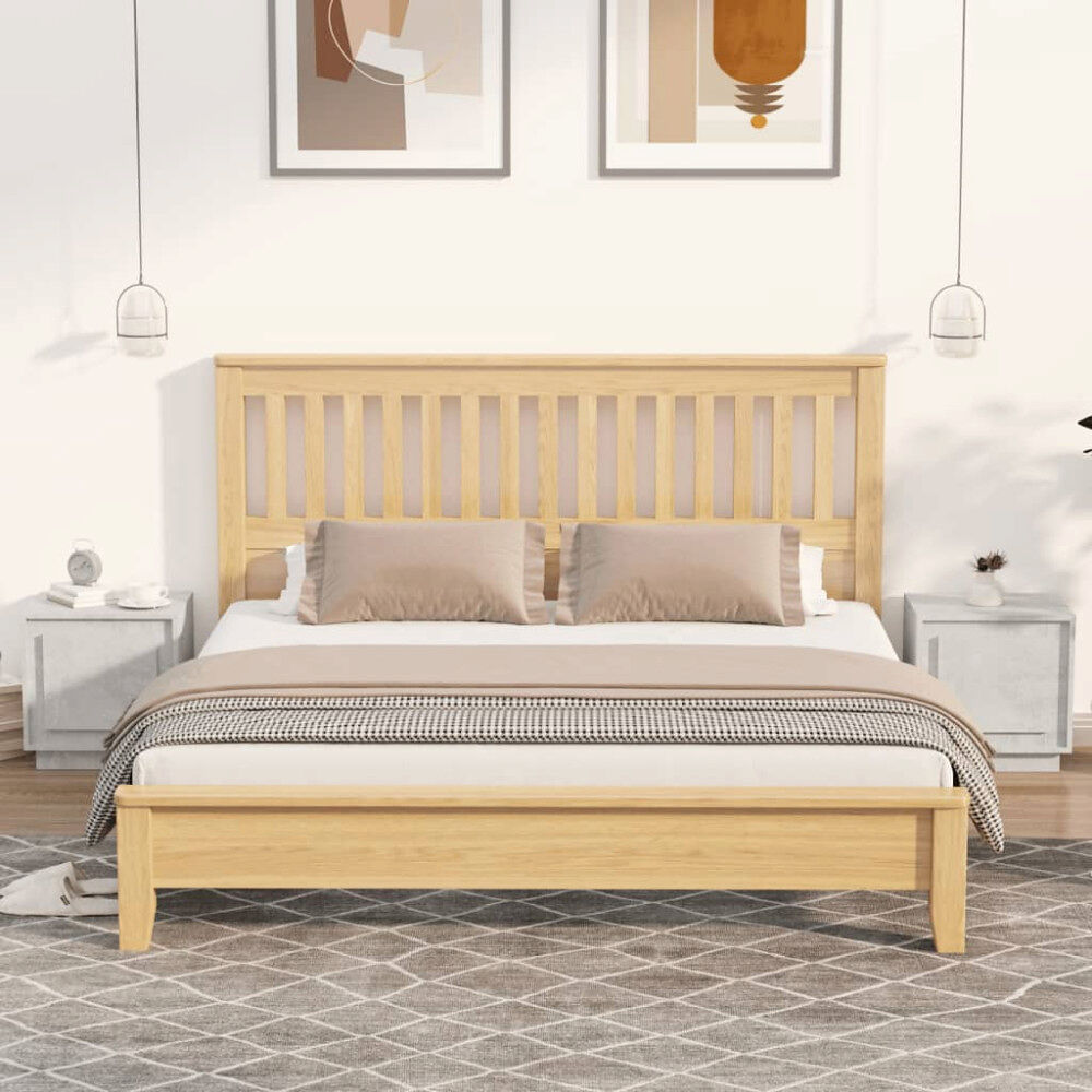 vidaXL Sängbord 2 st betonggrå 44x35x45 cm konstruerat trä