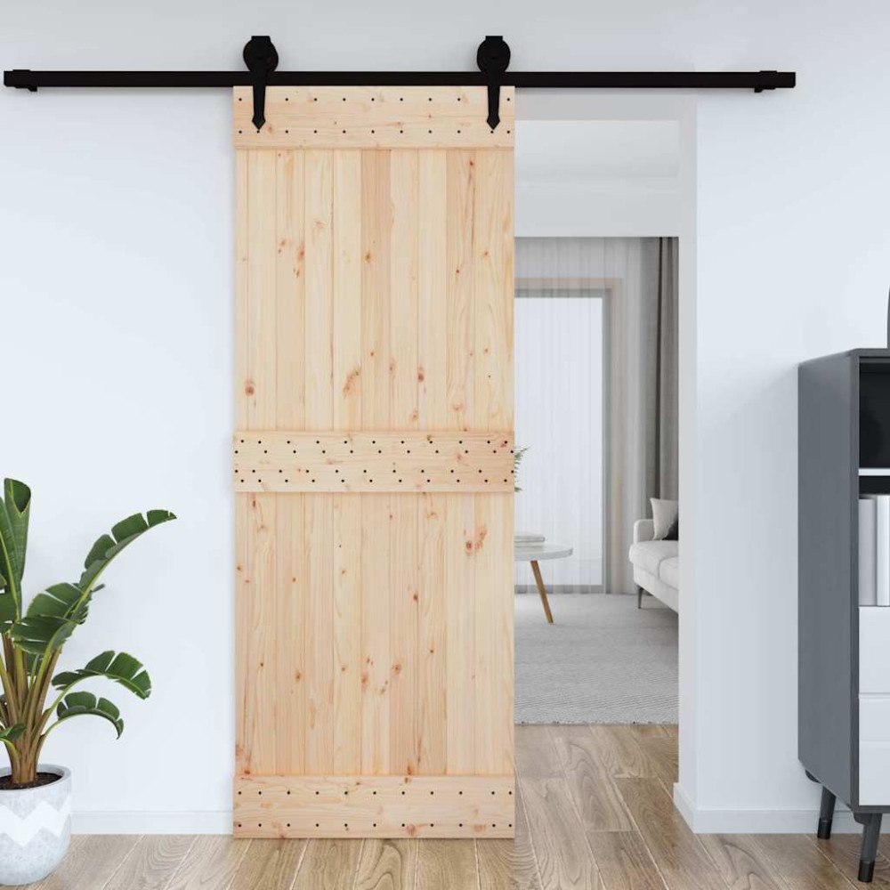 vidaXL Dörr NARVIK 85x210 cm massiv furu