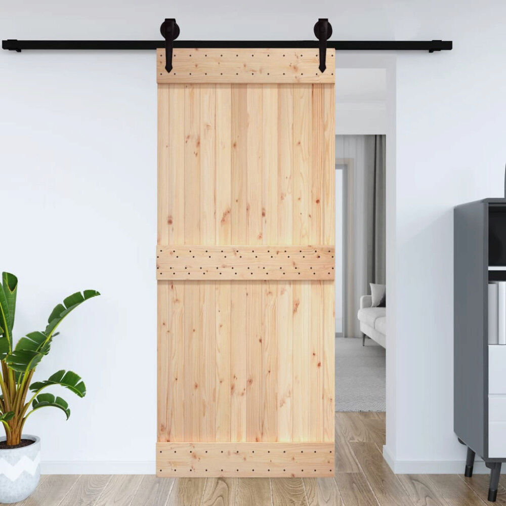 vidaXL Dörr NARVIK 100x210 cm massiv furu