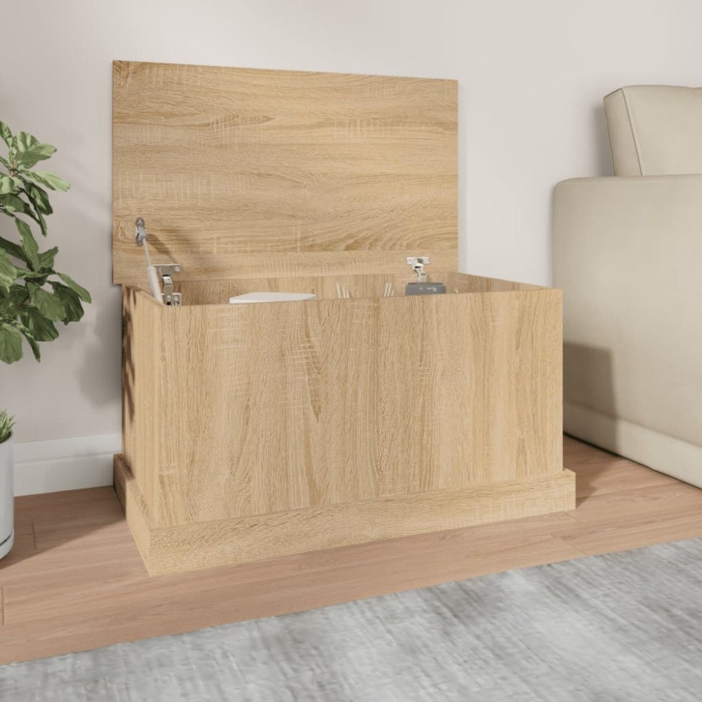 vidaXL Förvaringslåda Sonoma Ek 70x40x38 cm Konstruerat trä