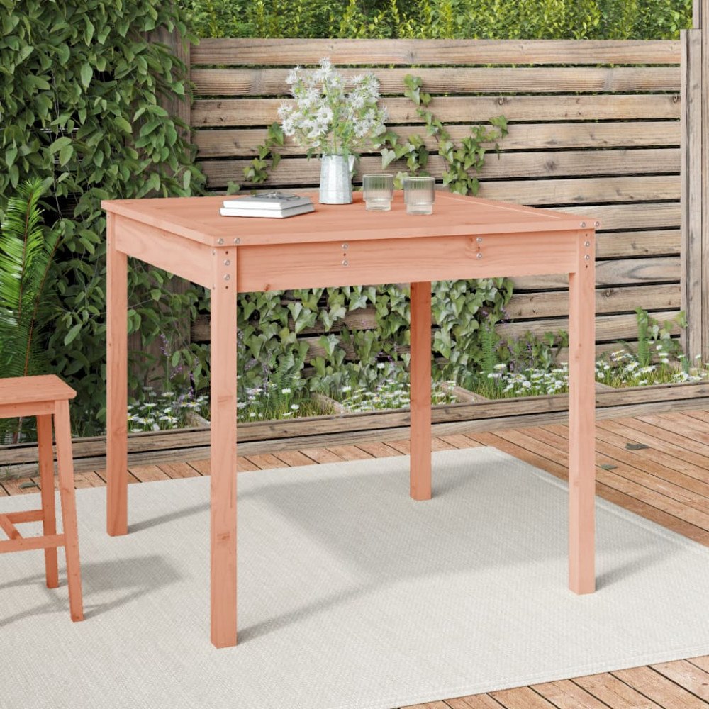 vidaXL Trädgårdsbord 82,5x82,5x76 cm massivt douglasträ