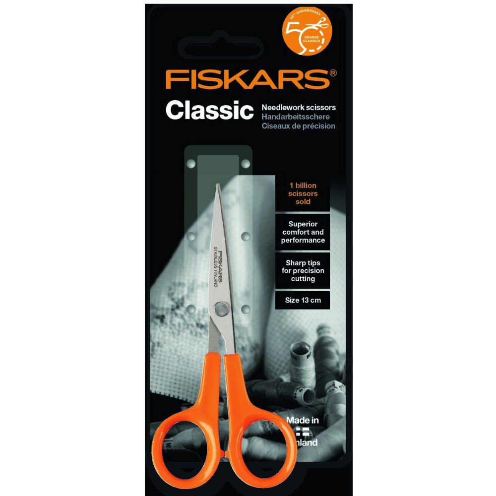 Fiskars Fiskars 9881, Vuxen, Rakt snitt, Single, Metallisk, Orange,...
