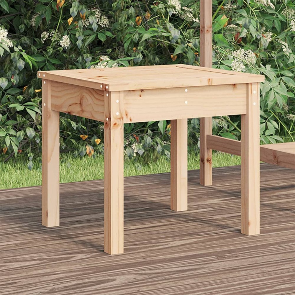 vidaXL Trädgårdsbänk 50x44x45 cm massiv furu