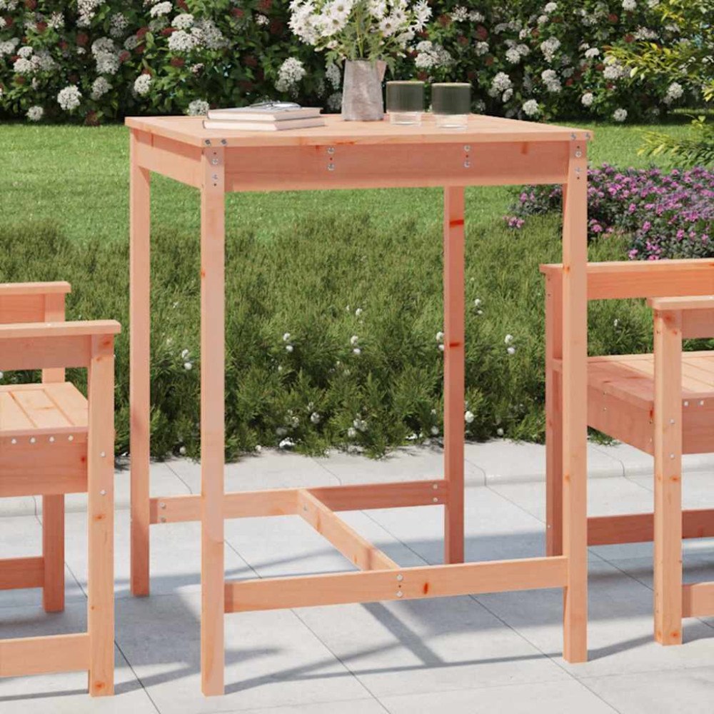 vidaXL Trädgårdsbord 82,5x82,5x110 cm massivt douglasträ