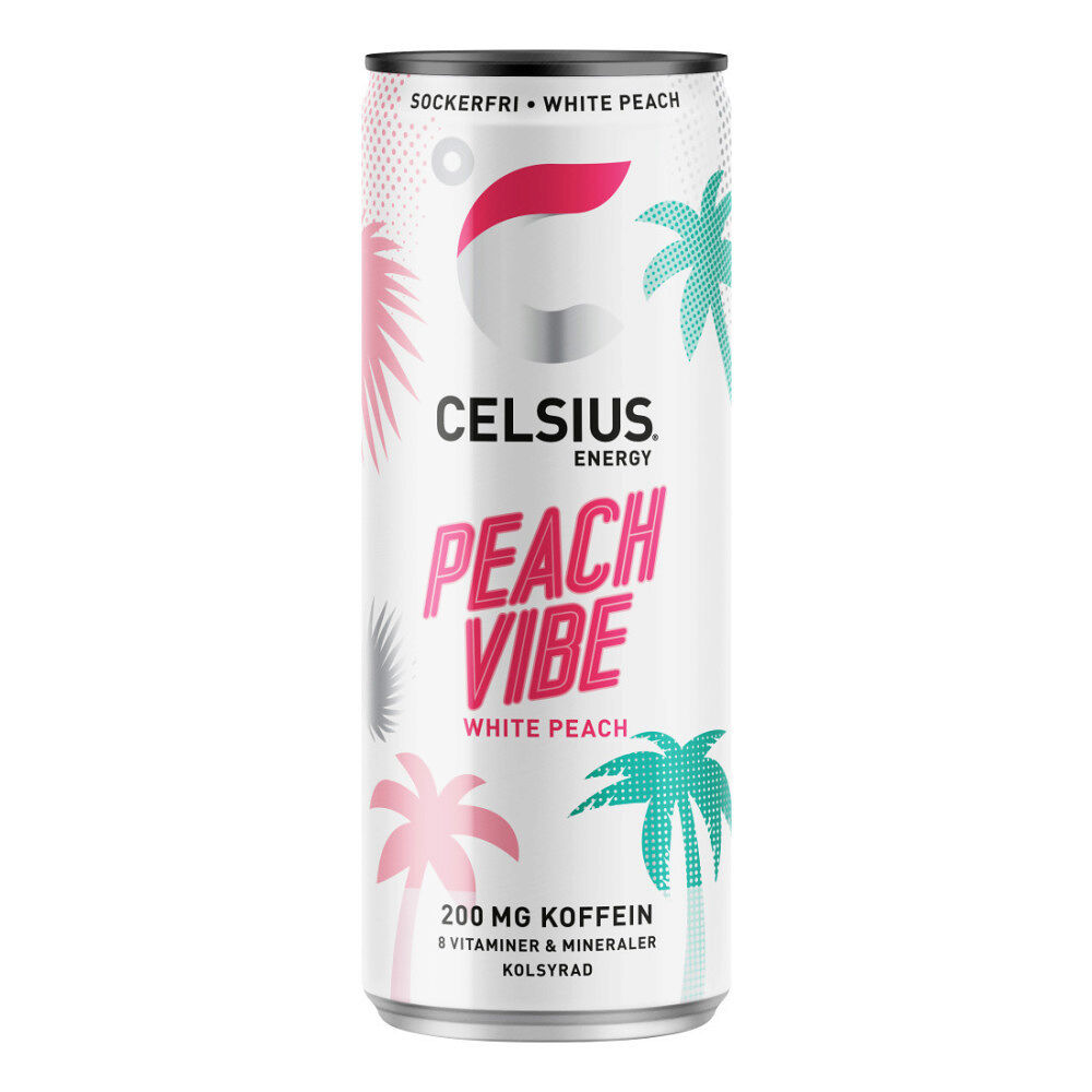 Celsius Celsius Peach Vibe Energidryck 35,5 cl