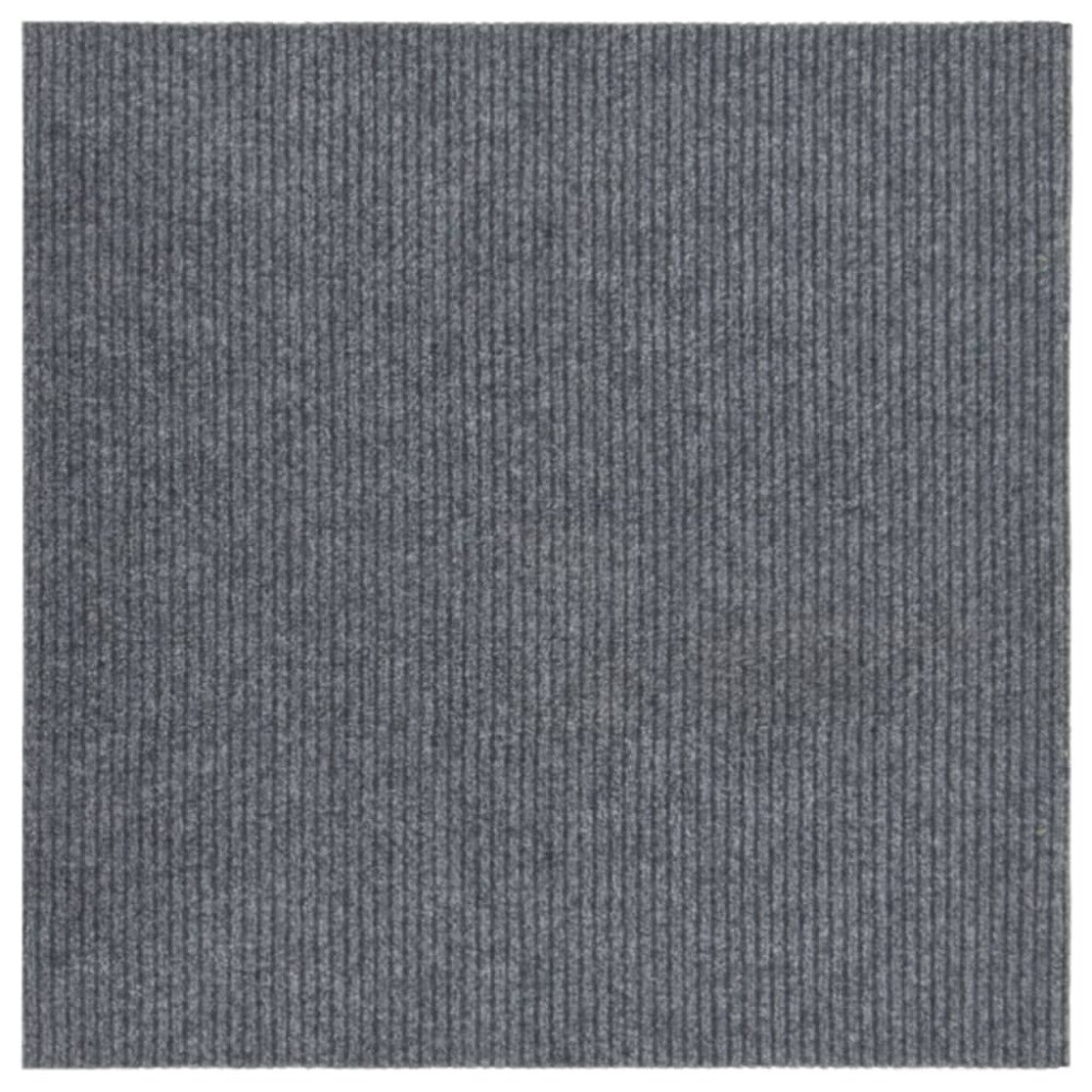 vidaXL Gångmatta 100x100 cm grå