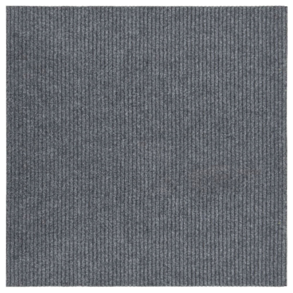 vidaXL Gångmatta 100x100 cm grå
