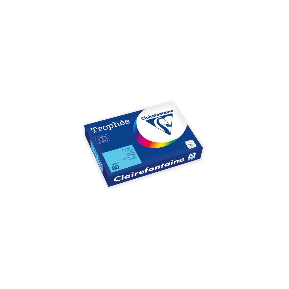 Clairefontaine Kop.ppr TROPHÉE A4 80g oh allmblå 500/fp
