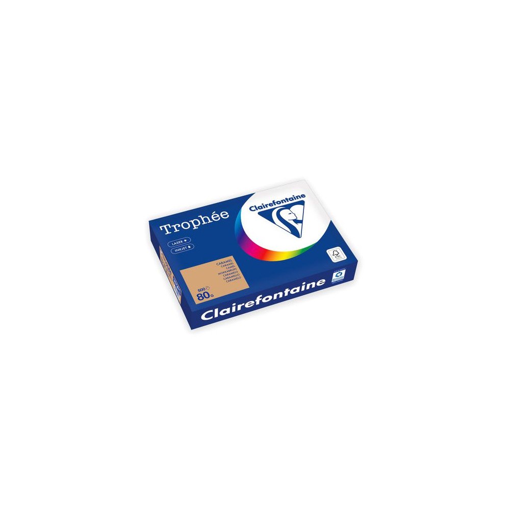 Clairefontaine Kop.ppr TROPHÉE A4 80g oh karamel 500/fp