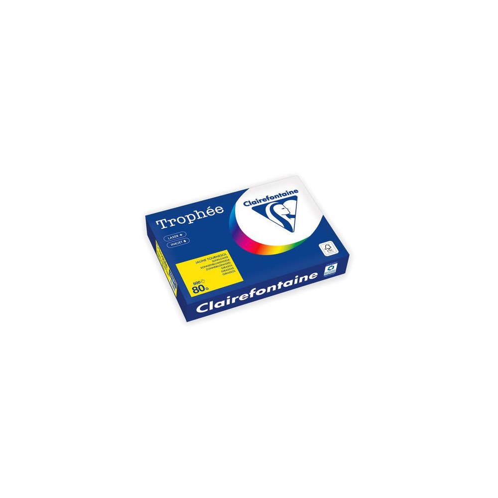 Clairefontaine Kop.ppr TROPHÉE A4 80g oh banangu 500/fp