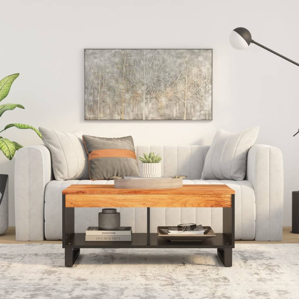 vidaXL Soffbord 90x50x40 cm massivt akaciaträ