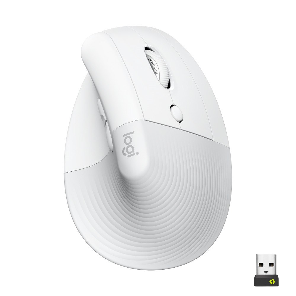 Logitech Logitech Lift datormöss högerhand Trådlös RF + Bluetooth Optisk 4000 DPI