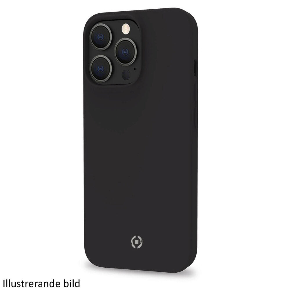 Celly Cromo Soft rubber case iPhone 15 Pro Svart