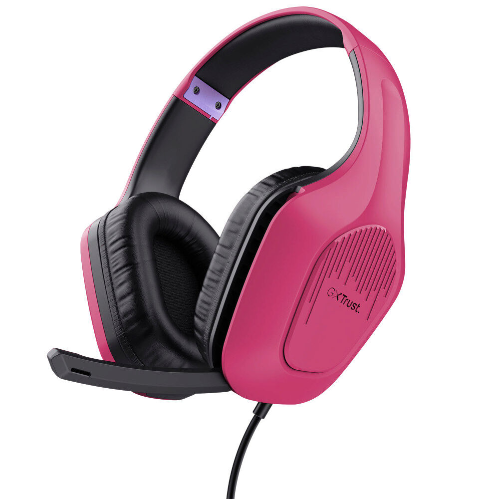 Trust GXT 415P Zirox Gaming Headset Rosa