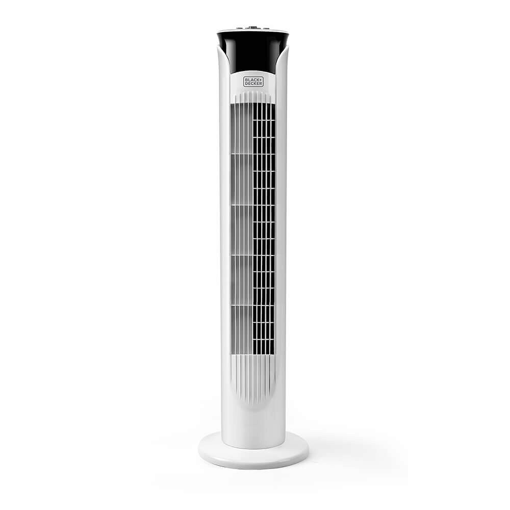 BLACK+DECKER Tower Fan White 81cm