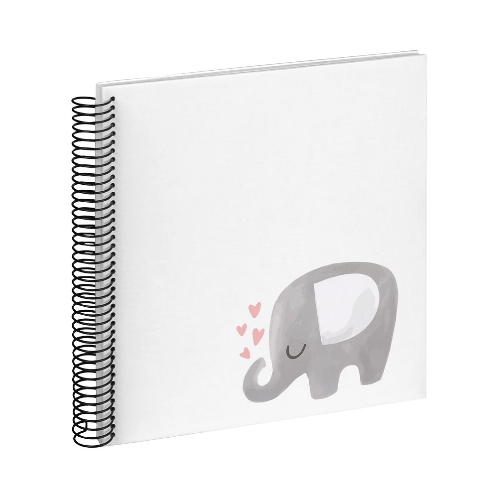 WALTHER Walther Kids Album Wire-O 25x25 cm Elephant Hearting