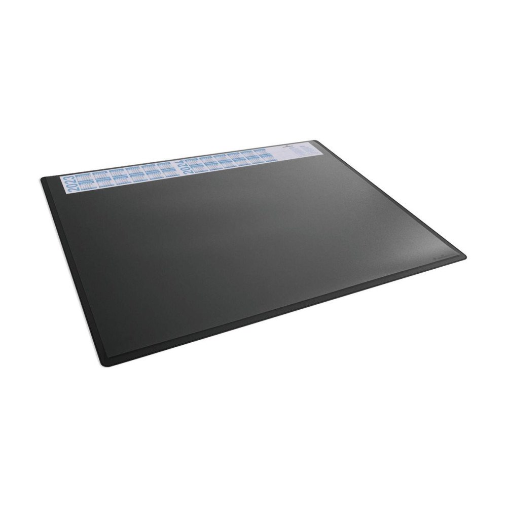 Durable DURABLE bordsunderlägg med genomskinligt överlägg - 65 x 50 cm - polypropylen (PP) - svart