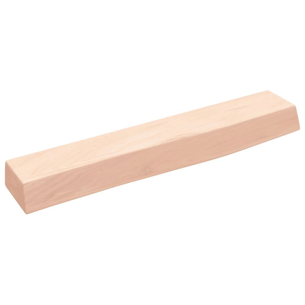 vidaXL Hyllplan 60x10x6 cm obehandlad massiv ek