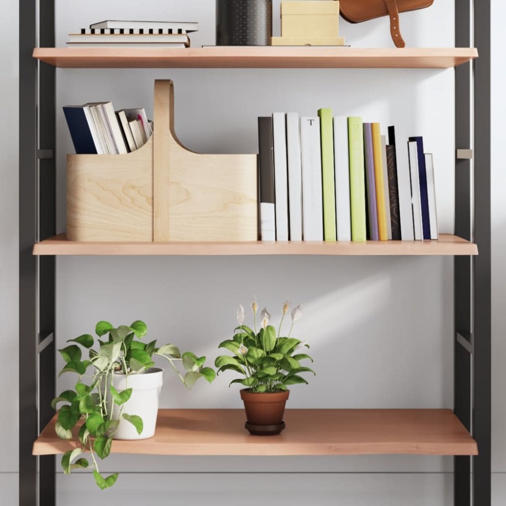 vidaXL Bordsskiva ljusbrun 100x60x2 cm behandlad massiv ek