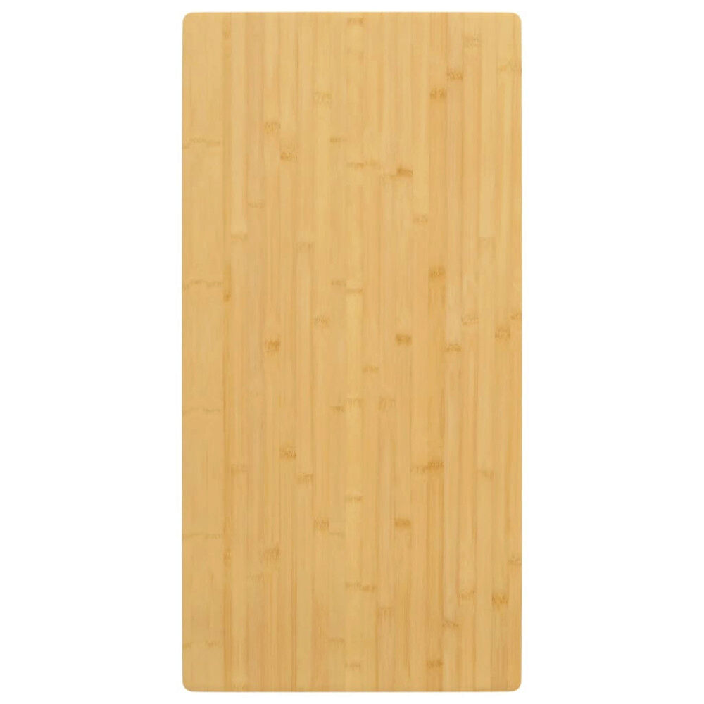 vidaXL Bordsskiva 50x100x2,5 cm bambu