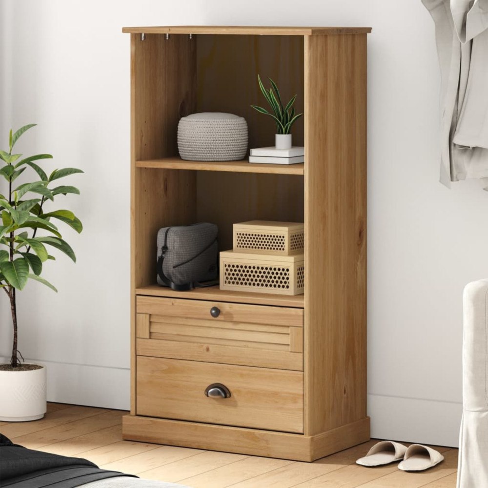 vidaXL Bokhylla VIGO 60x35x114,5 cm massiv furu