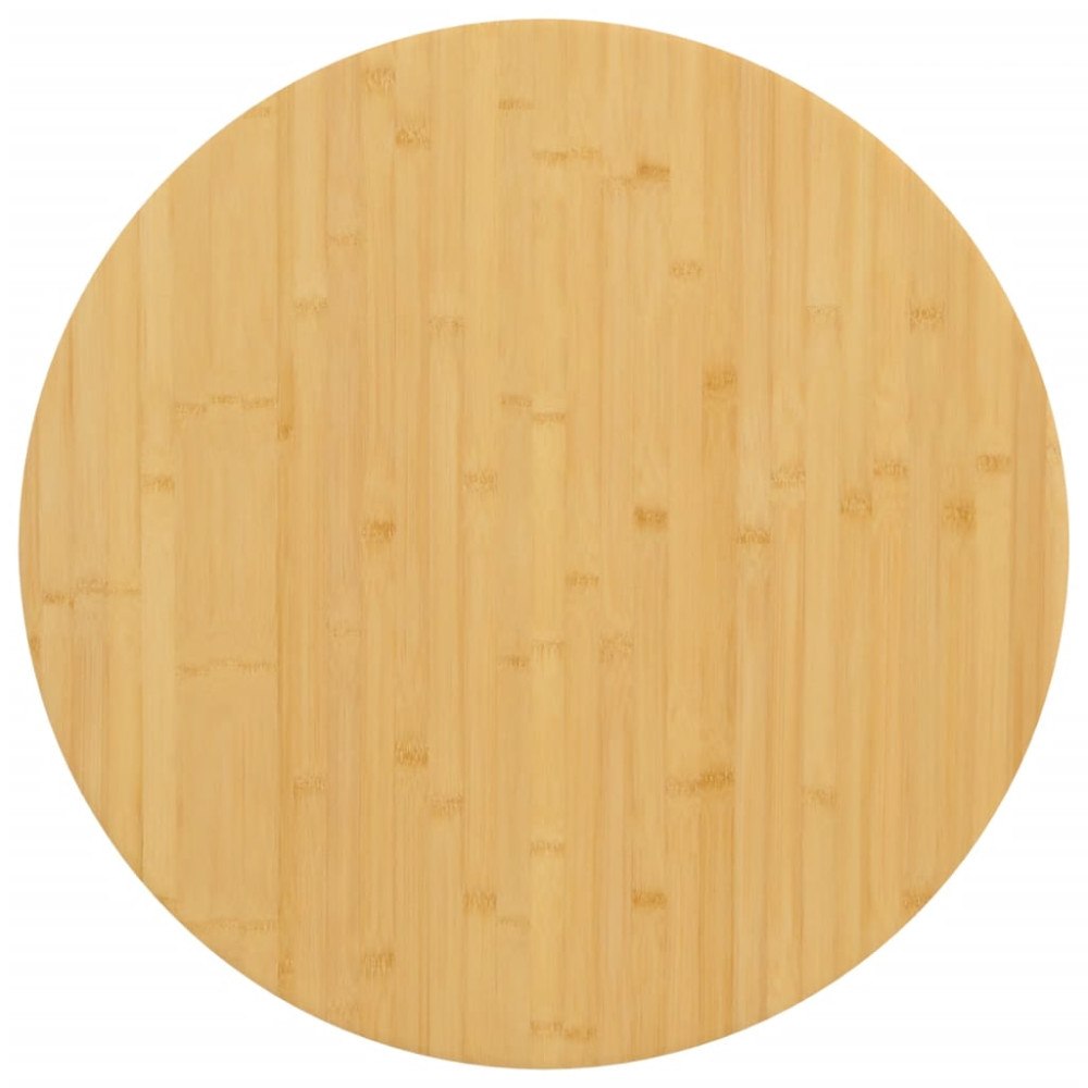 vidaXL Bordsskiva Ø60x1,5 cm bambu