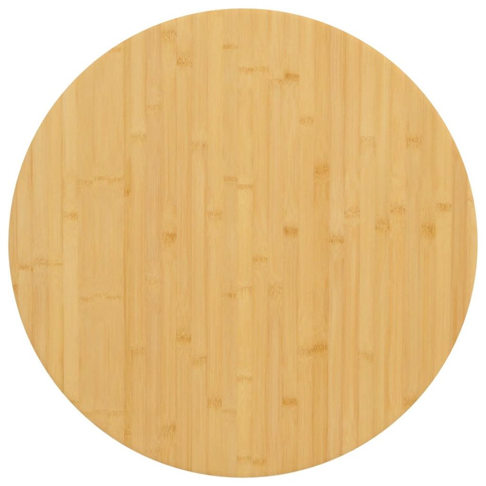 vidaXL Bordsskiva Ø70x2,5 cm bambu
