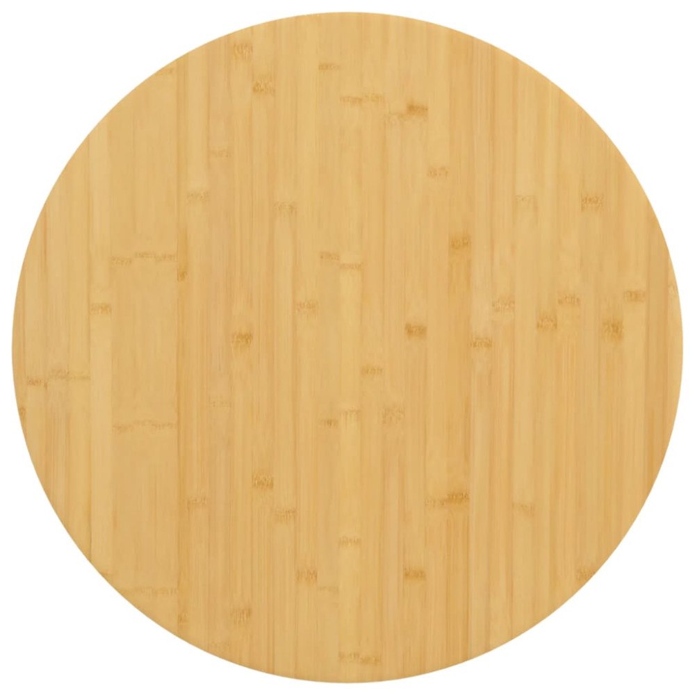 vidaXL Bordsskiva Ø70x2,5 cm bambu