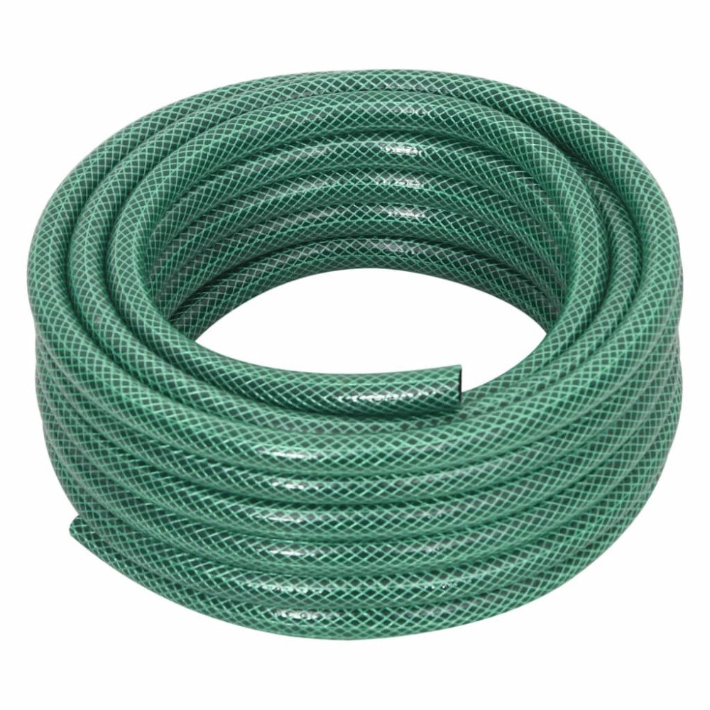 vidaXL Trädgårdsslang grön 0,5" 50 m PVC