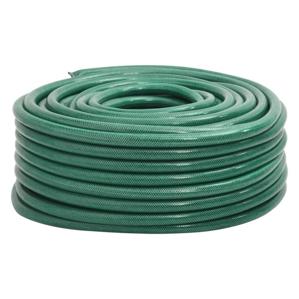 vidaXL Trädgårdsslang grön 1" 50 m PVC