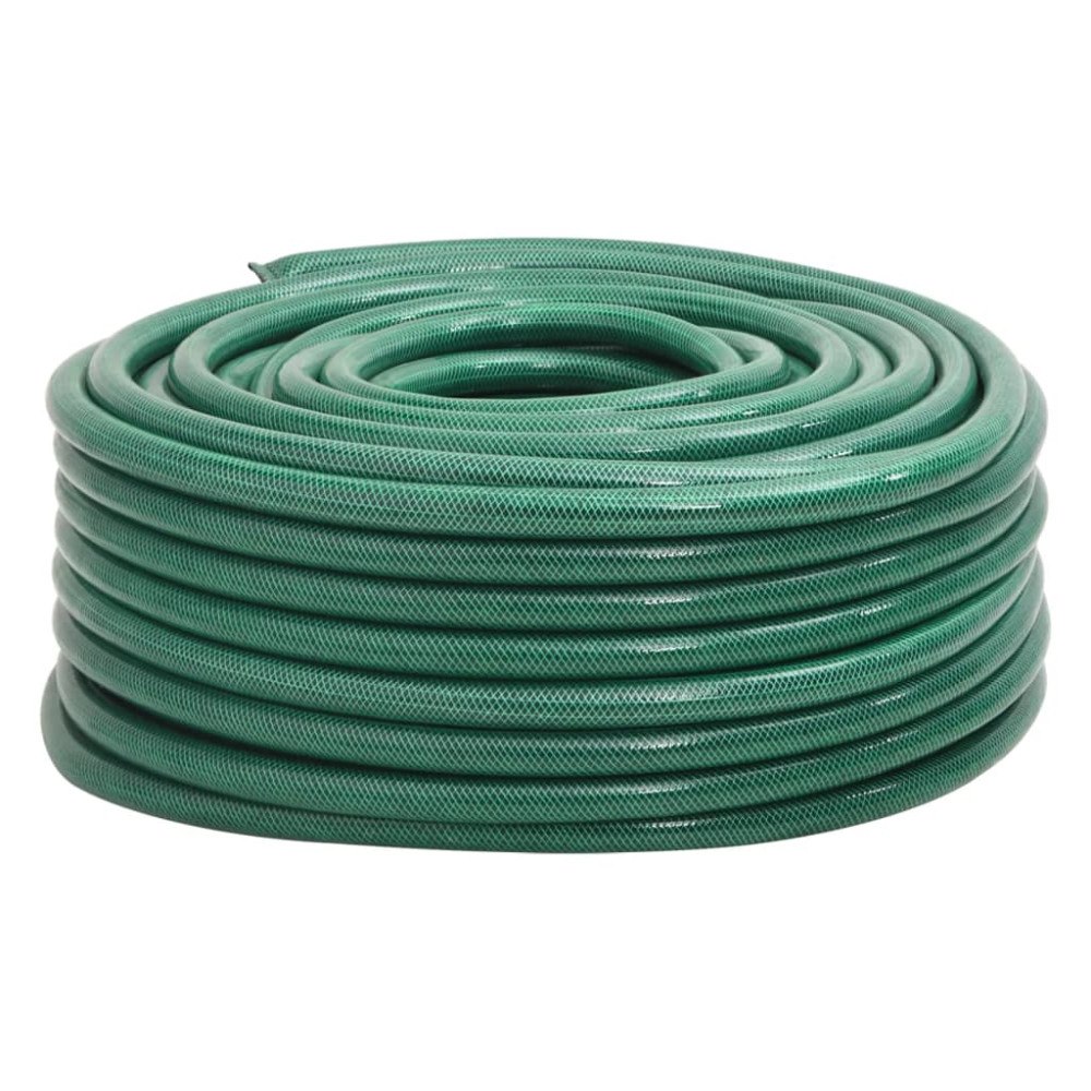vidaXL Trädgårdsslang grön 1" 10 m PVC