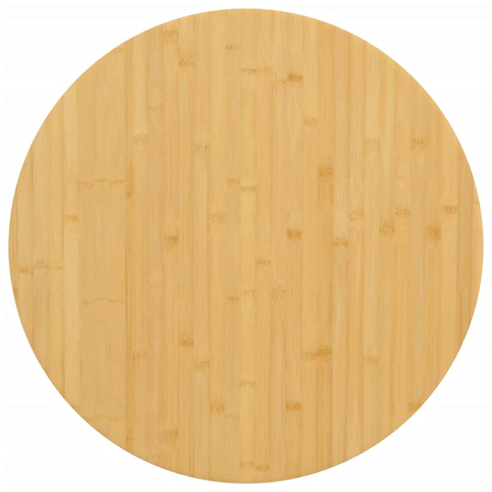 vidaXL Bordsskiva Ø90x2,5 cm bambu