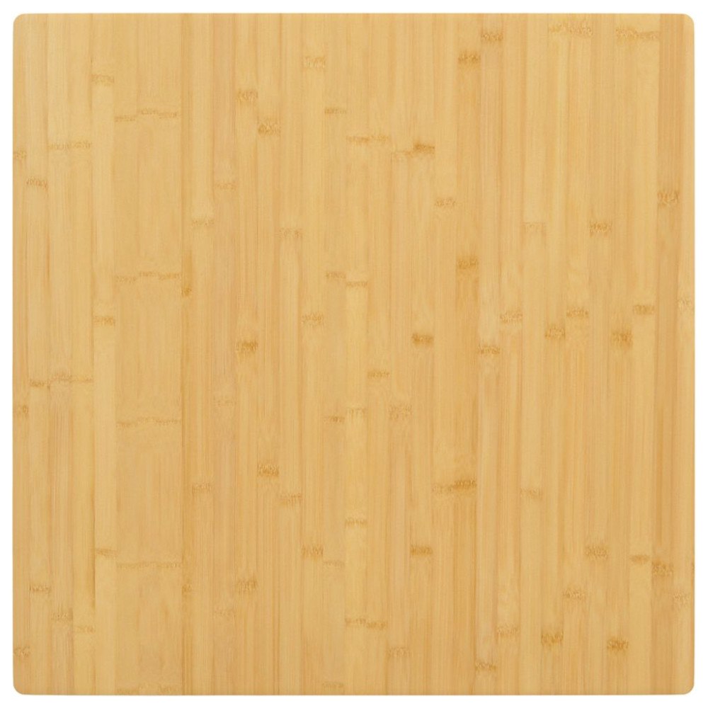vidaXL Bordsskiva 70x70x2,5 cm bambu