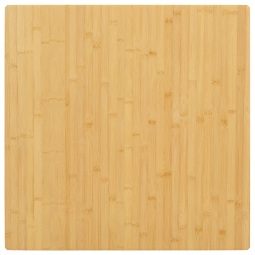 vidaXL Bordsskiva 70x70x2,5 cm bambu