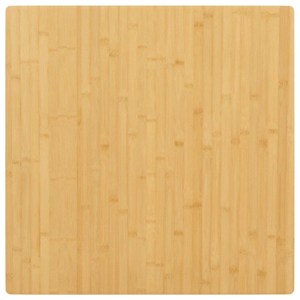 vidaXL Bordsskiva 90x90x2,5 cm bambu