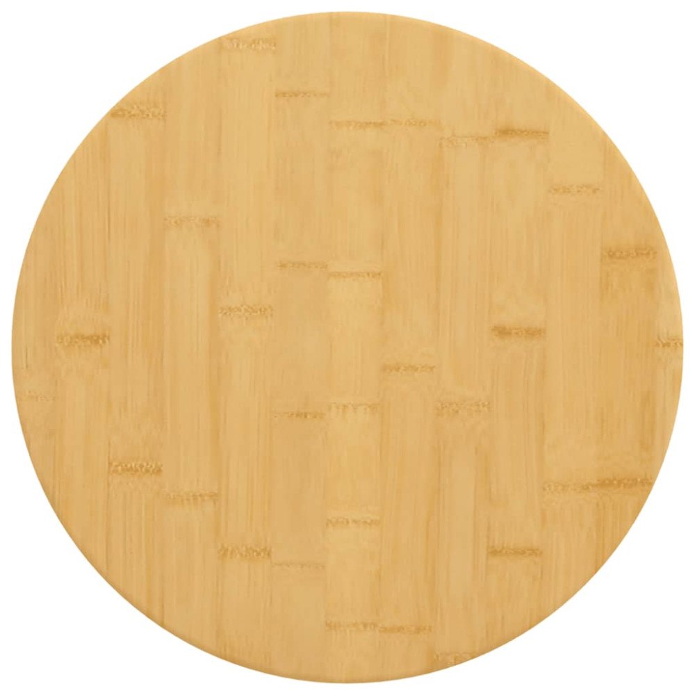 vidaXL Bordsskiva Ø50x1,5 cm bambu
