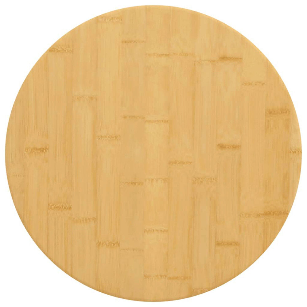 vidaXL Bordsskiva Ø50x1,5 cm bambu