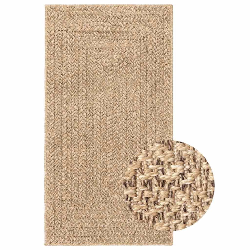 vidaXL Matta ZIZUR 80x150 cm jutelook inomhus och utomhus