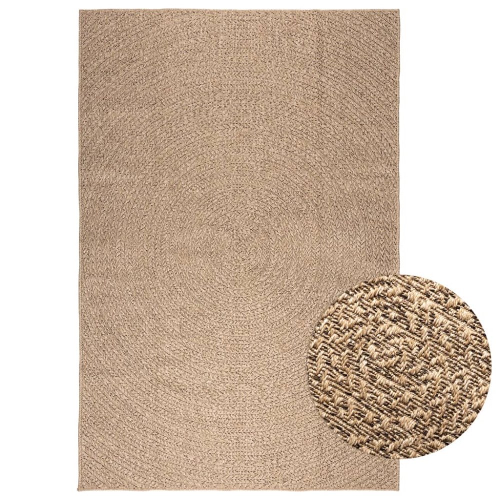 vidaXL Matta ZIZUR 160x230 cm jutelook inomhus och utomhus