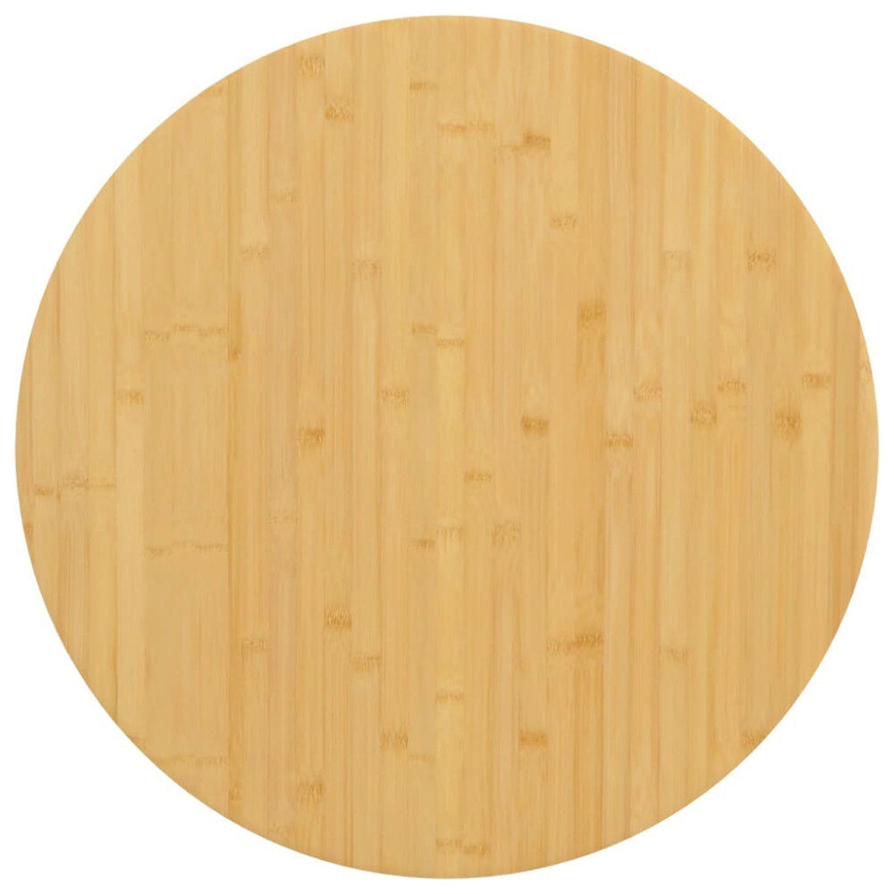 vidaXL Bordsskiva Ø90x1,5 cm bambu