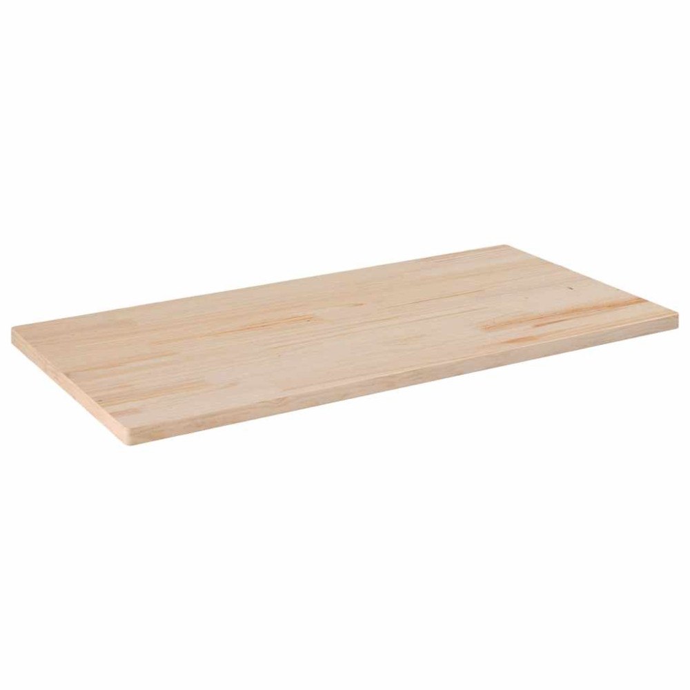 vidaXL Bordsskiva 110x60x2,5 cm massiv furu rektangulär