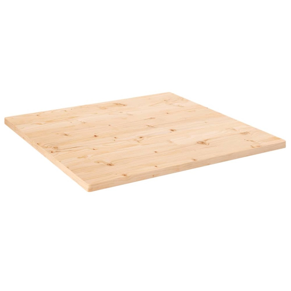 vidaXL Bordsskiva 90x90x2,5 cm massiv furu fyrkantig
