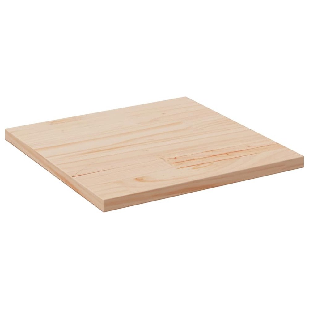 vidaXL Bordsskiva 60x60x2,5 cm massiv furu fyrkantig