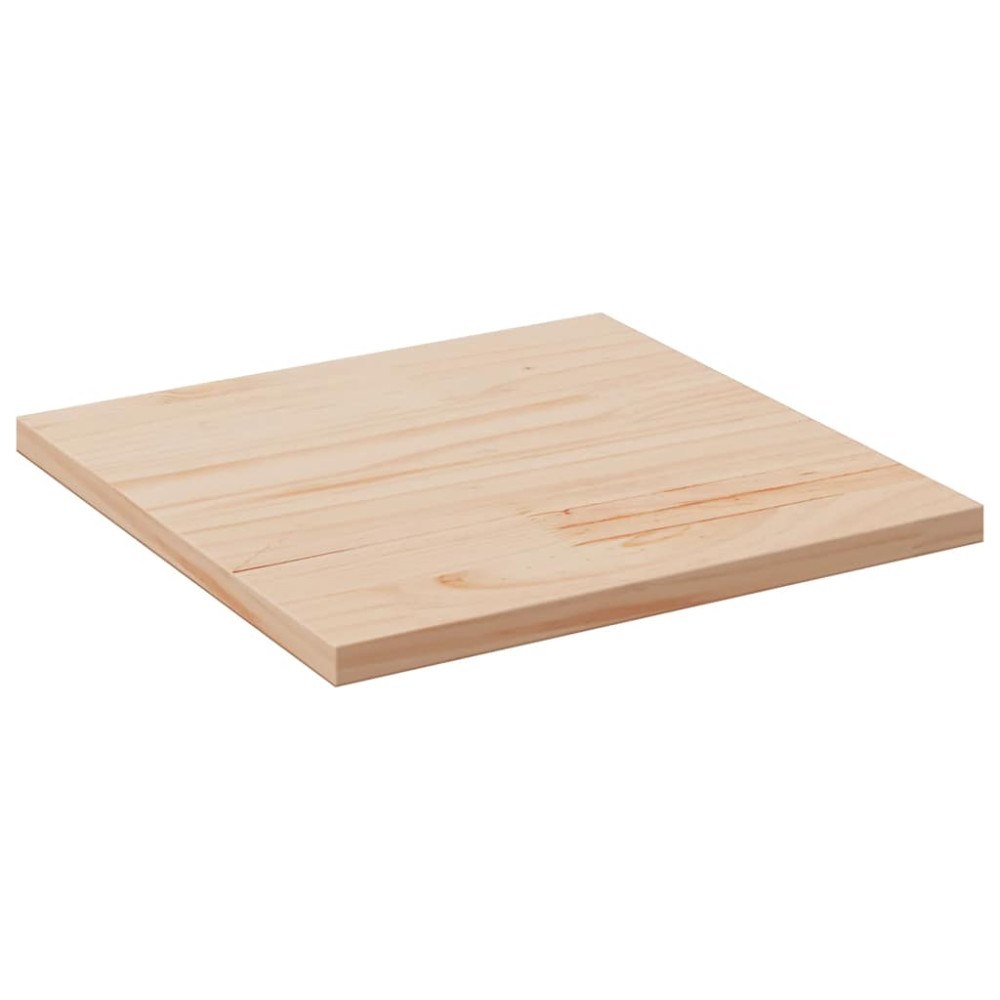vidaXL Bordsskiva 50x50x2,5 cm massiv furu fyrkantig